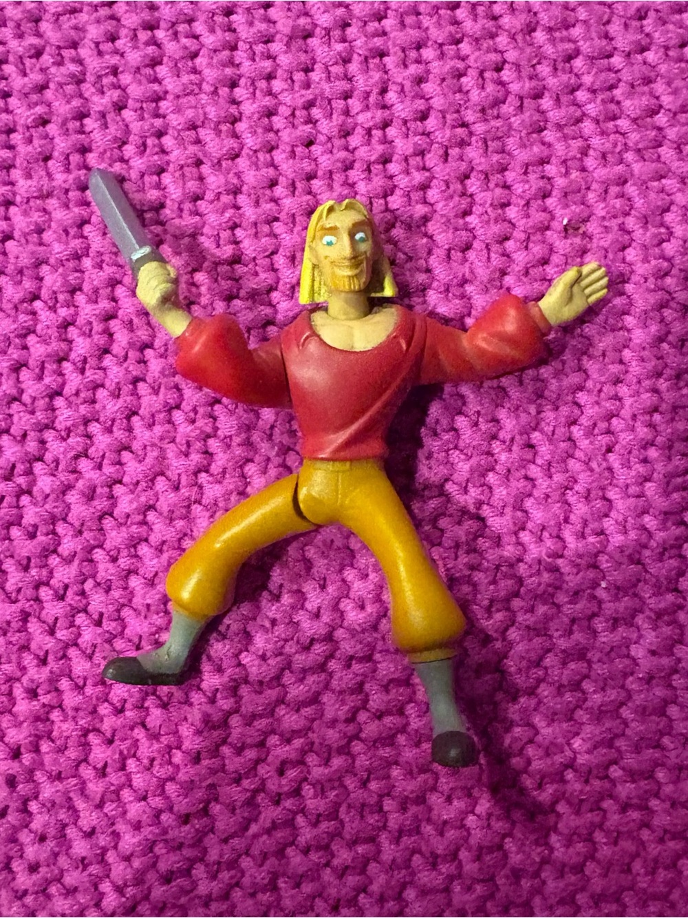 2000 Burger King The Road to El Dorado Miguel Figure - Vintage Dreamworks